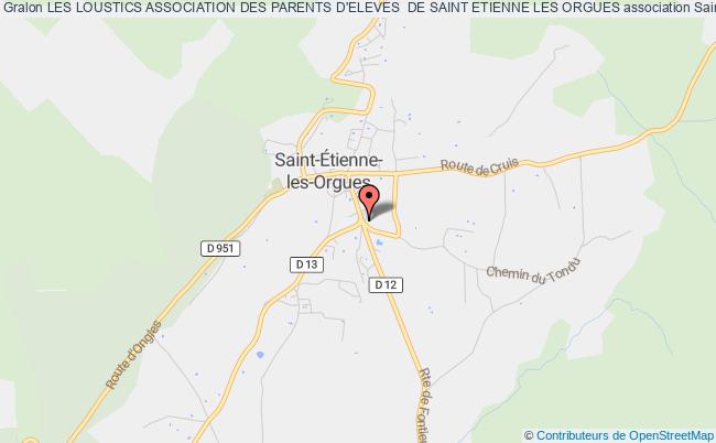 LES LOUSTICS ASSOCIATION DES PARENTS D'ELEVES  DE SAINT ETIENNE LES ORGUES