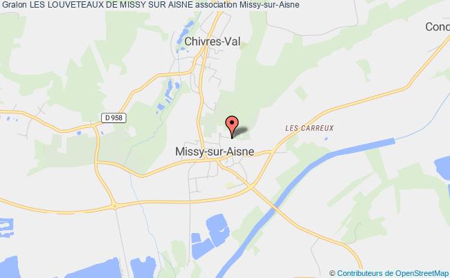 plan association Les Louveteaux De Missy Sur Aisne Missy-sur-Aisne