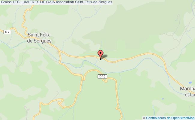 plan association Les LumiÈres De Gaia Saint-Félix-de-Sorgues