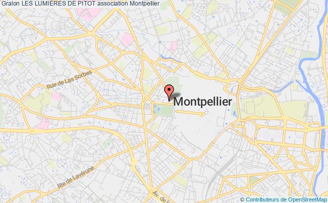 plan association Les LumiÈres De Pitot Montpellier