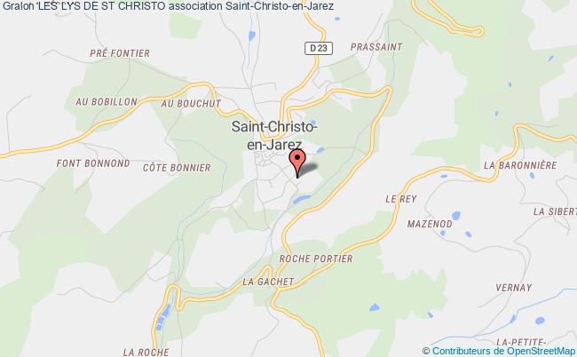 plan association Les Lys De St Christo Saint-Christo-en-Jarez