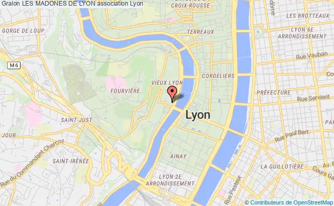 plan association Les Madones De Lyon Lyon