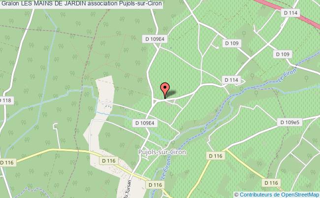 plan association Les Mains De Jardin Pujols-sur-Ciron