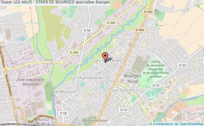 plan association Les Majo - Stars De Bourges Bourges