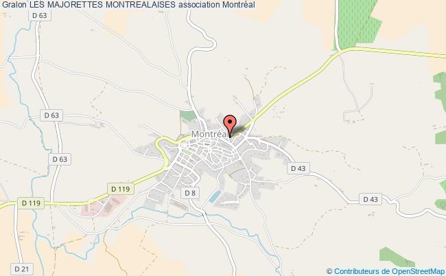 plan association Les Majorettes Montrealaises Montréal