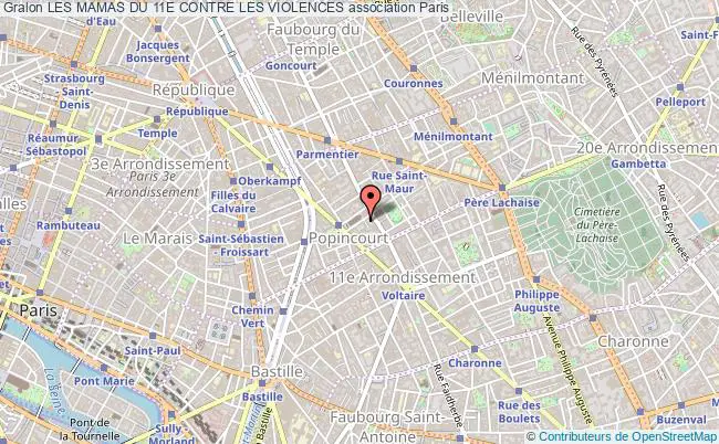 plan association Les Mamas Du 11e Contre Les Violences Paris