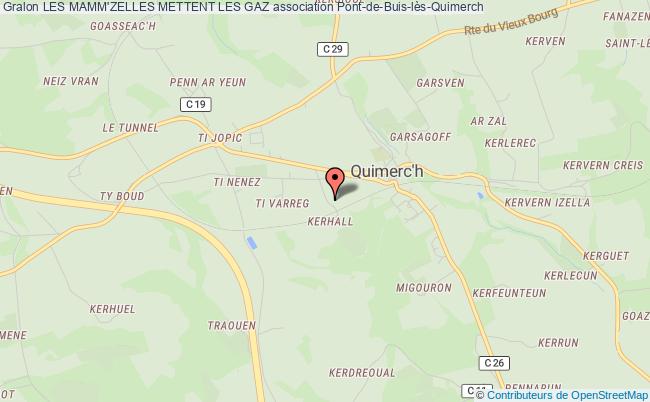plan association Les Mamm'zelles Mettent Les Gaz Pont-de-Buis-lès-Quimerch
