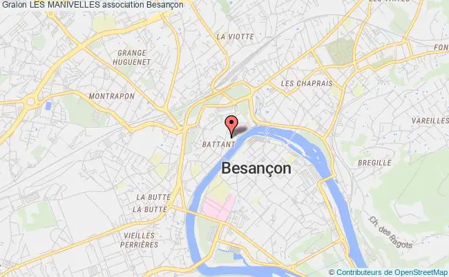 plan association Les Manivelles Besançon