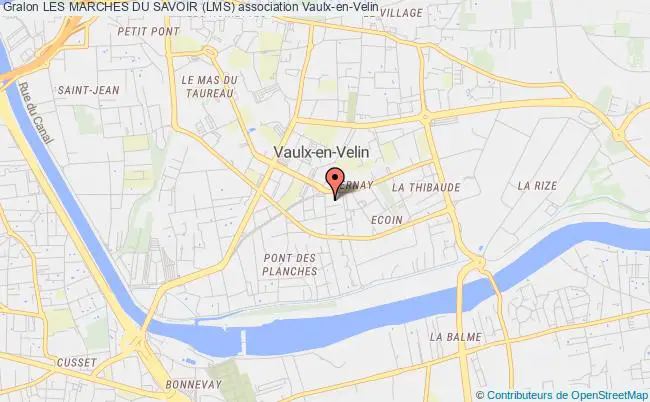 plan association Les Marches Du Savoir (lms) Vaulx-en-Velin