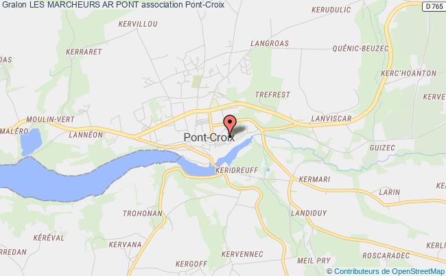 plan association Les Marcheurs Ar Pont Pont-Croix