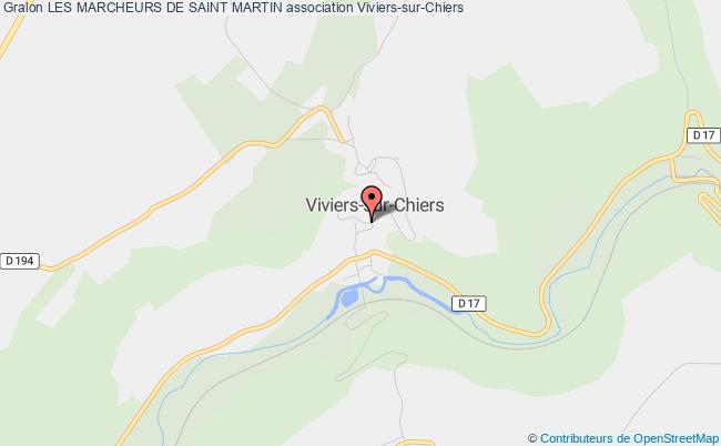 plan association Les Marcheurs De Saint Martin Viviers-sur-Chiers