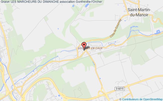 plan association Les Marcheurs Du Dimanche Gonfreville-l'Orcher
