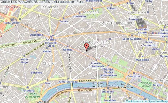 plan association Les Marcheurs Libres (lml) Paris