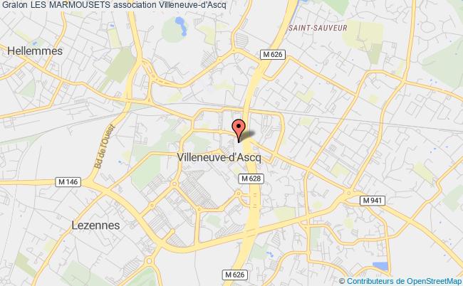 plan association Les Marmousets Villeneuve-d'Ascq