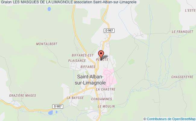 plan association Les Masques De La Limagnole Saint-Alban-sur-Limagnole