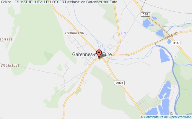 plan association Les Mathel'heau Du Desert Garennes-sur-Eure