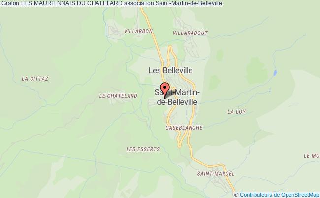 plan association Les Mauriennais Du Chatelard Saint-Martin-de-Belleville