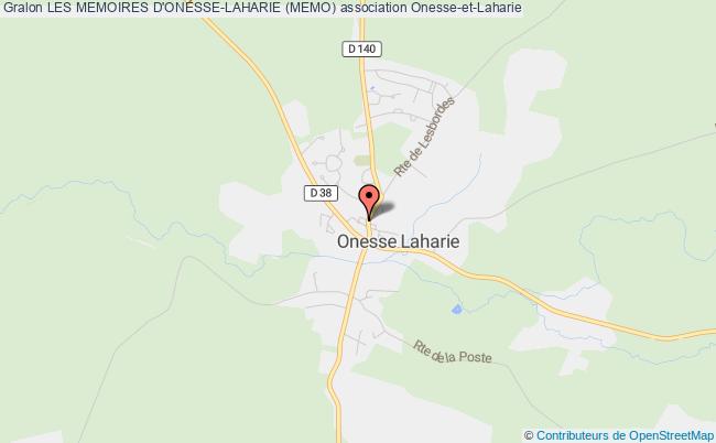 plan association Les Memoires D'onesse-laharie (memo) Onesse-Laharie