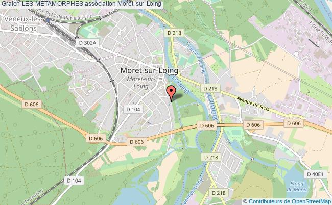 plan association Les Metamorphes Moret-sur-Loing