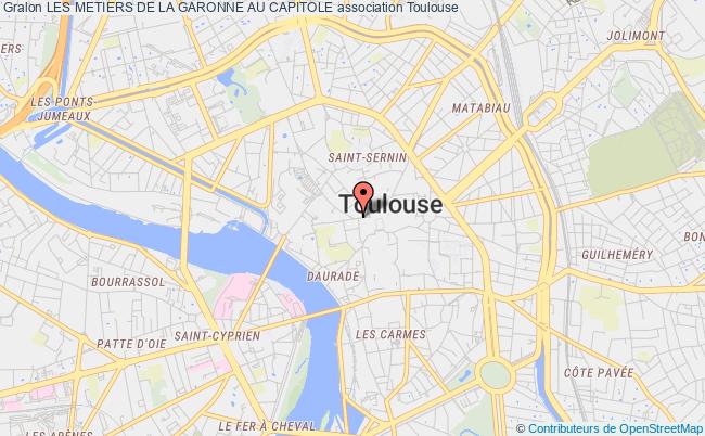 plan association Les Metiers De La Garonne Au Capitole Toulouse