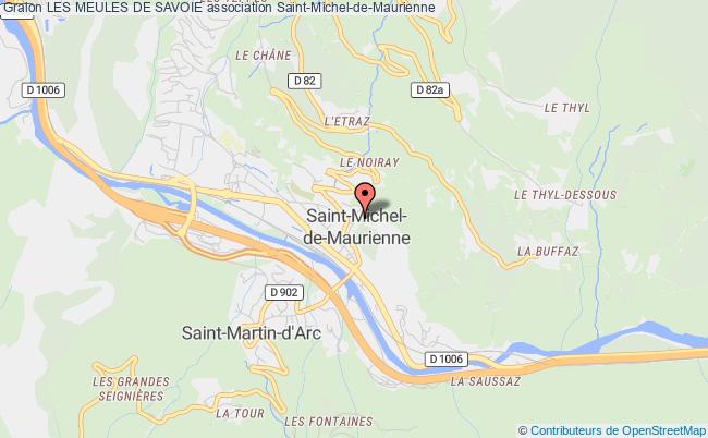 plan association Les Meules De Savoie Saint-Michel-de-Maurienne