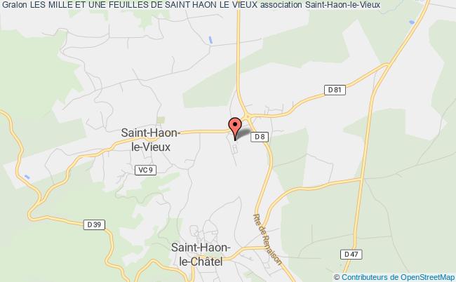 plan association Les Mille Et Une Feuilles De Saint Haon Le Vieux Saint-Haon-le-Vieux