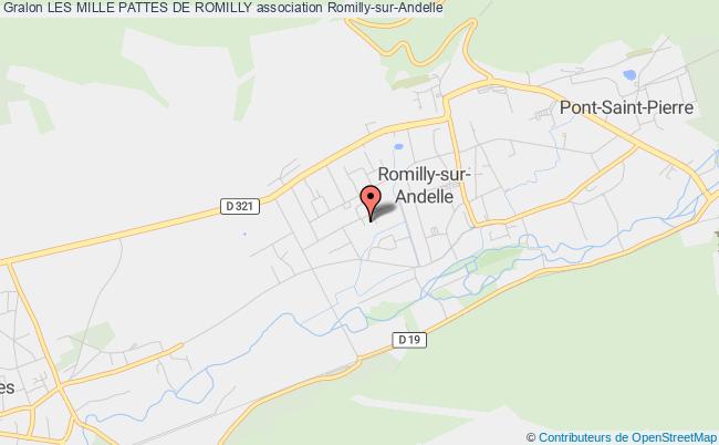 plan association Les Mille Pattes De Romilly Romilly-sur-Andelle