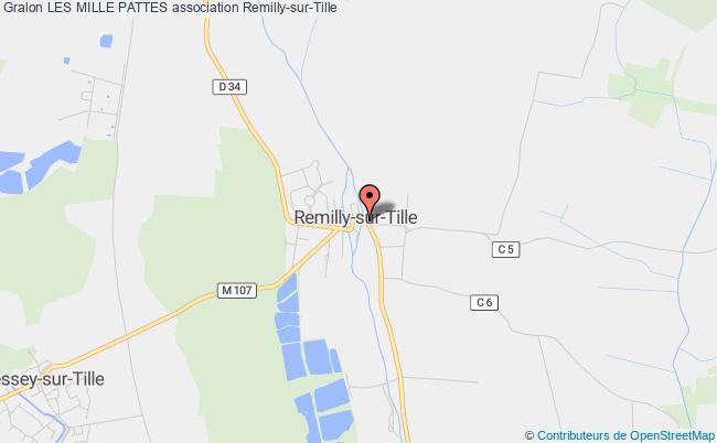 plan association Les Mille Pattes Remilly-sur-Tille