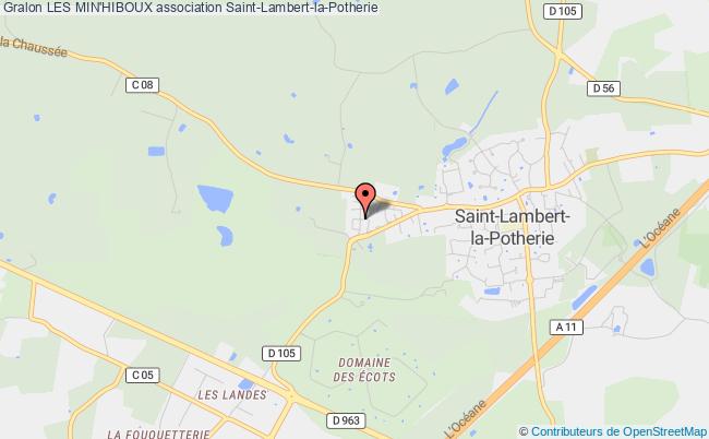 plan association Les Min'hiboux Saint-Lambert-la-Potherie