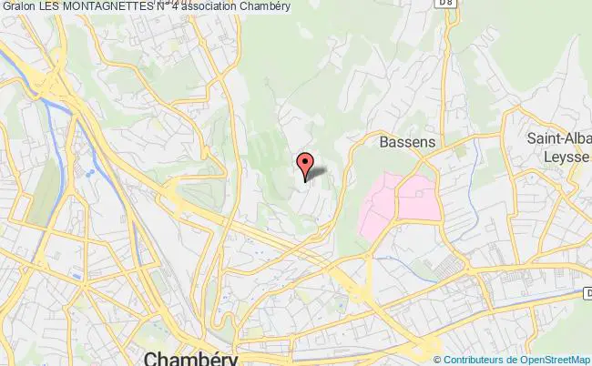 plan association Les Montagnettes N° 4 Chambéry