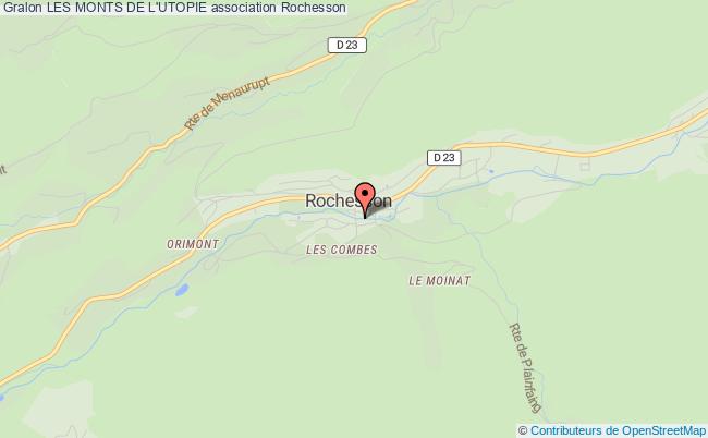 plan association Les Monts De L'utopie Rochesson