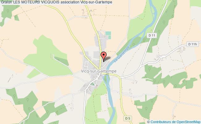 plan association Les Moteurs Vicquois Vicq-sur-Gartempe