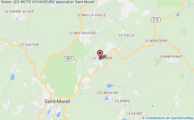 plan association Les Mots Voyageurs Saint-Moreil