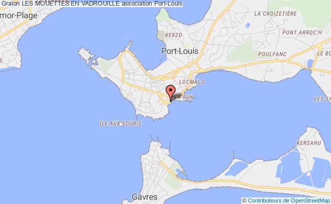 plan association Les Mouettes En Vadrouille Port-Louis