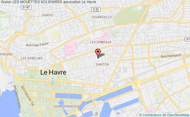 plan association Les Mouettes Solidaires Havre