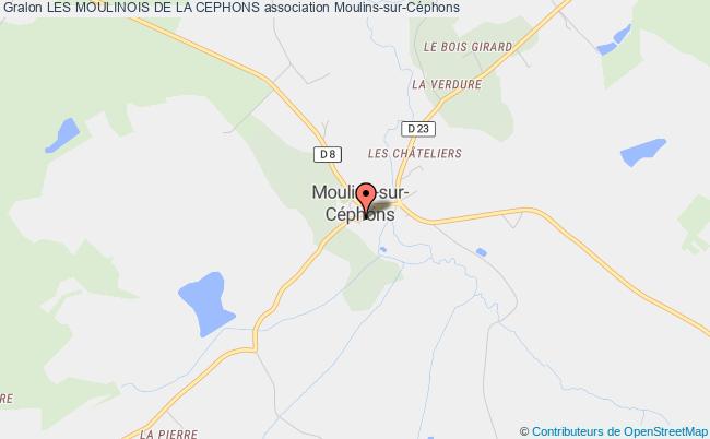 plan association Les Moulinois De La Cephons Moulins-sur-Céphons