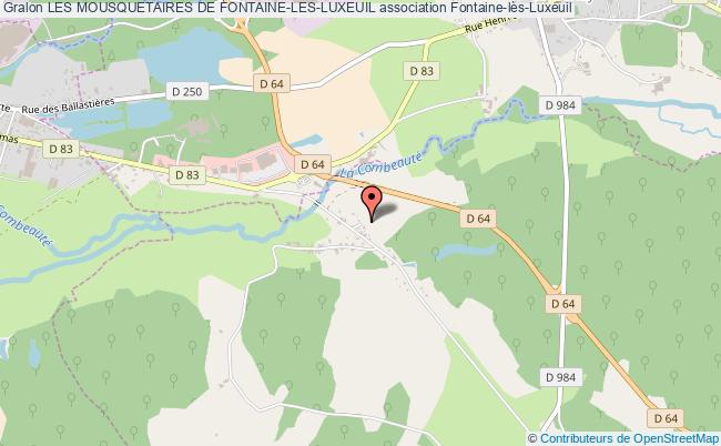 plan association Les Mousquetaires De Fontaine-les-luxeuil Fontaine-lès-Luxeuil