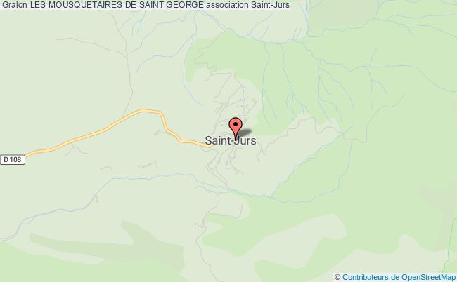 plan association Les Mousquetaires De Saint George Saint-Jurs