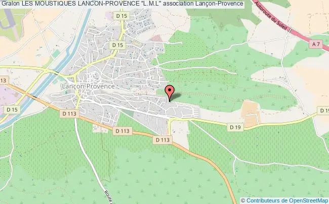 plan association Les Moustiques Lancon-provence "l.m.l" Lançon-Provence