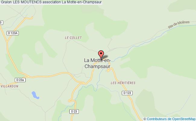 plan association Les Moutencs Motte-en-Champsaur