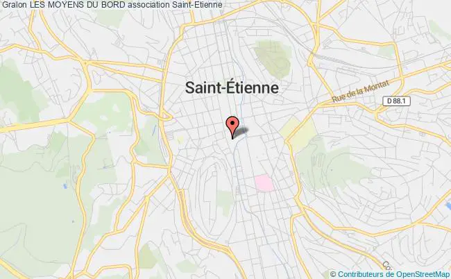 plan association Les Moyens Du Bord Saint-Étienne