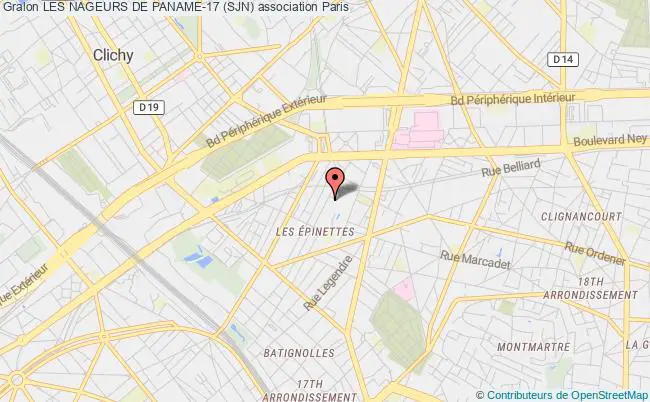 plan association Les Nageurs De Paname-17 (sjn) Paris