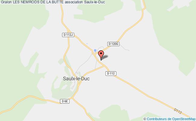 plan association Les Nemrods De La Butte Saulx-le-Duc