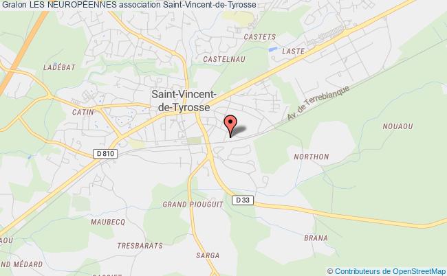 plan association Les NeuropÉennes Saint-Vincent-de-Tyrosse