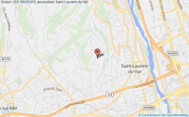 plan association Les Ninoufs Saint-Laurent-du-Var