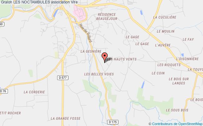plan association Les Noctambules Saint-Germain-de-Tallevende-la-Lande-Vaumont