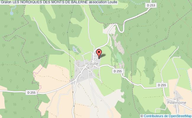 plan association Les Nordiques Des Monts De Balerne Loulle