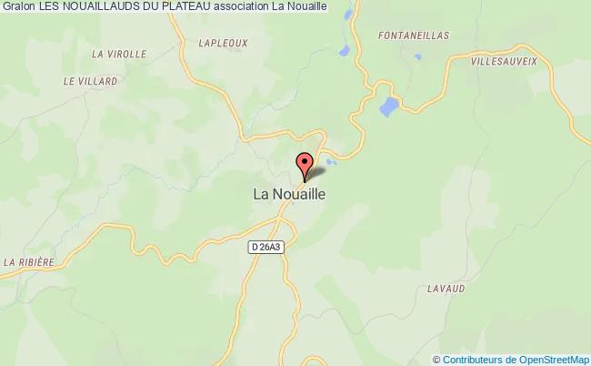 plan association Les Nouaillauds Du Plateau La Nouaille
