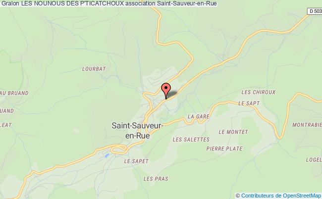 plan association Les Nounous Des P'ticatchoux Saint-Sauveur-en-Rue