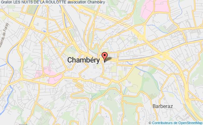 plan association Les Nuits De La Roulotte Chambéry